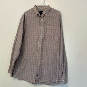Fix Fusion long sleeve button up pocket collard shirt XL